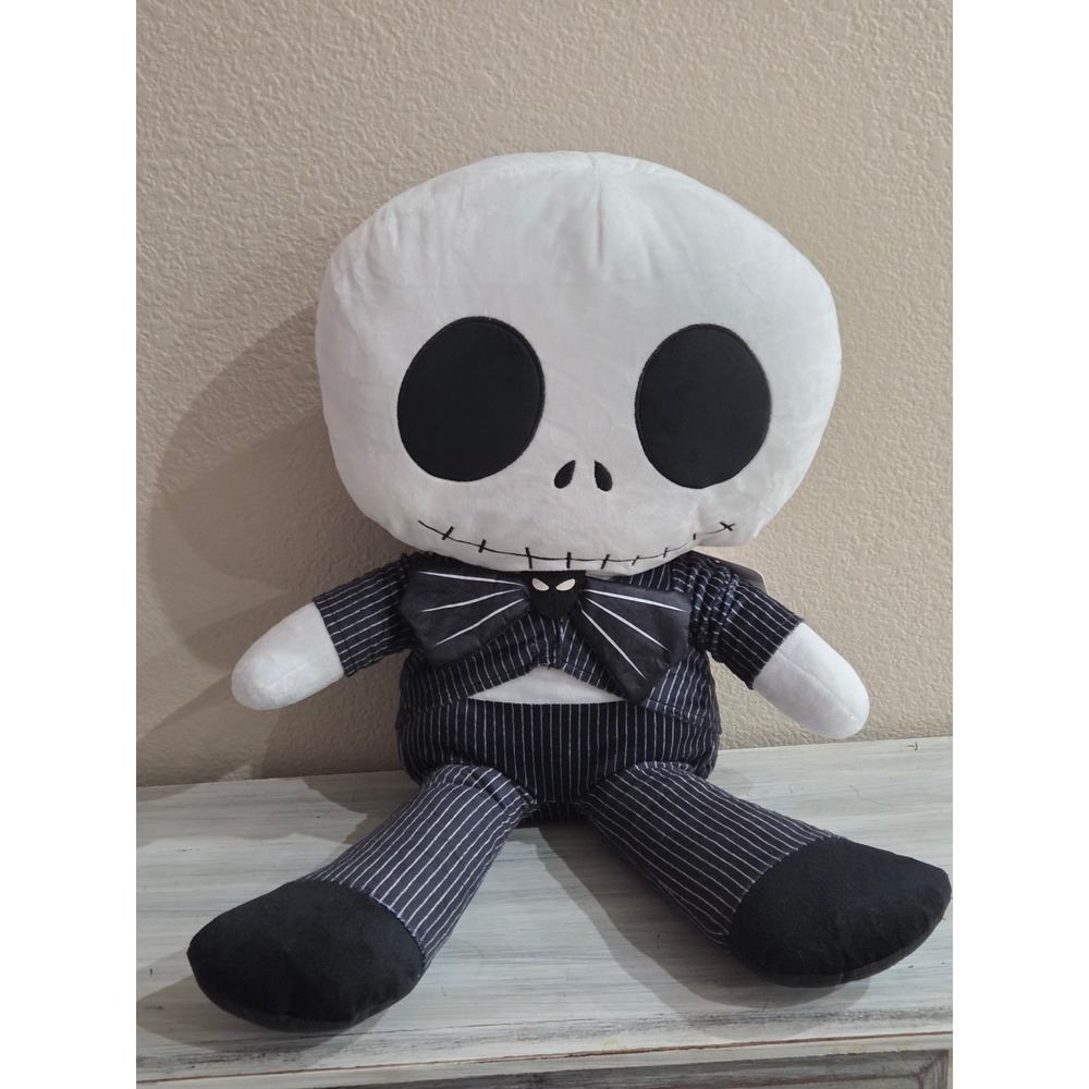 Disney Nightmare Before Christmas Jack Skellington Plush Pinstripe Suit Giant